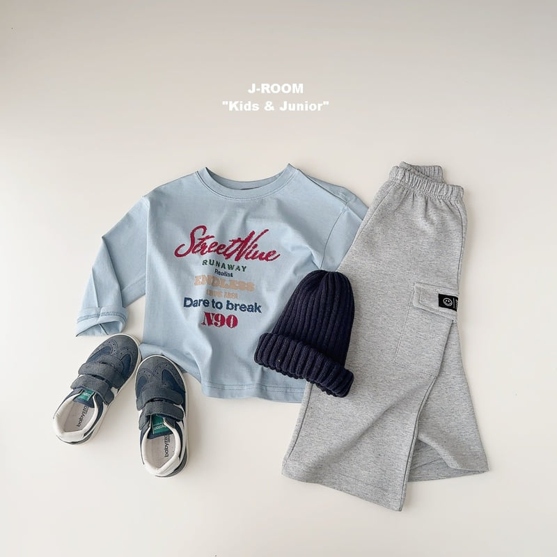J-Room - Korean Children Fashion - #toddlerclothing - Vintage English Print Tee - 7