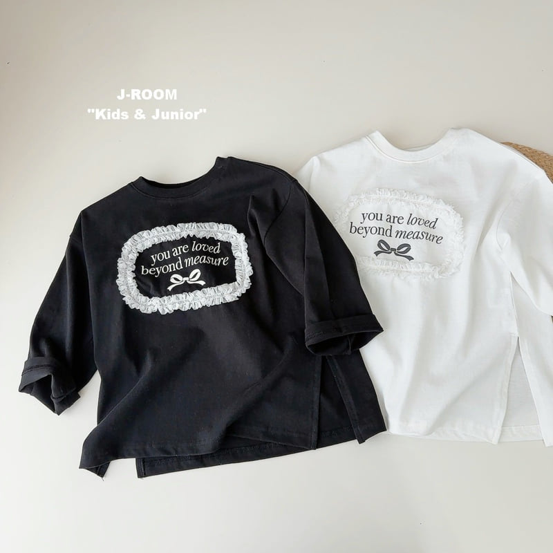 J-Room - Korean Children Fashion - #toddlerclothing - Round Lace Long Tee - 2