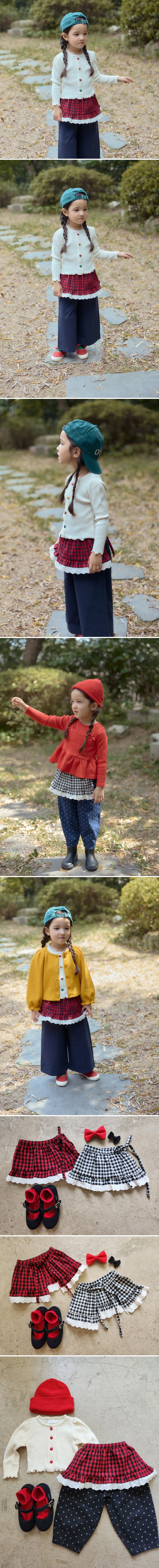 Jazz - Korean Children Fashion - #childrensboutique - Check Apron - 2