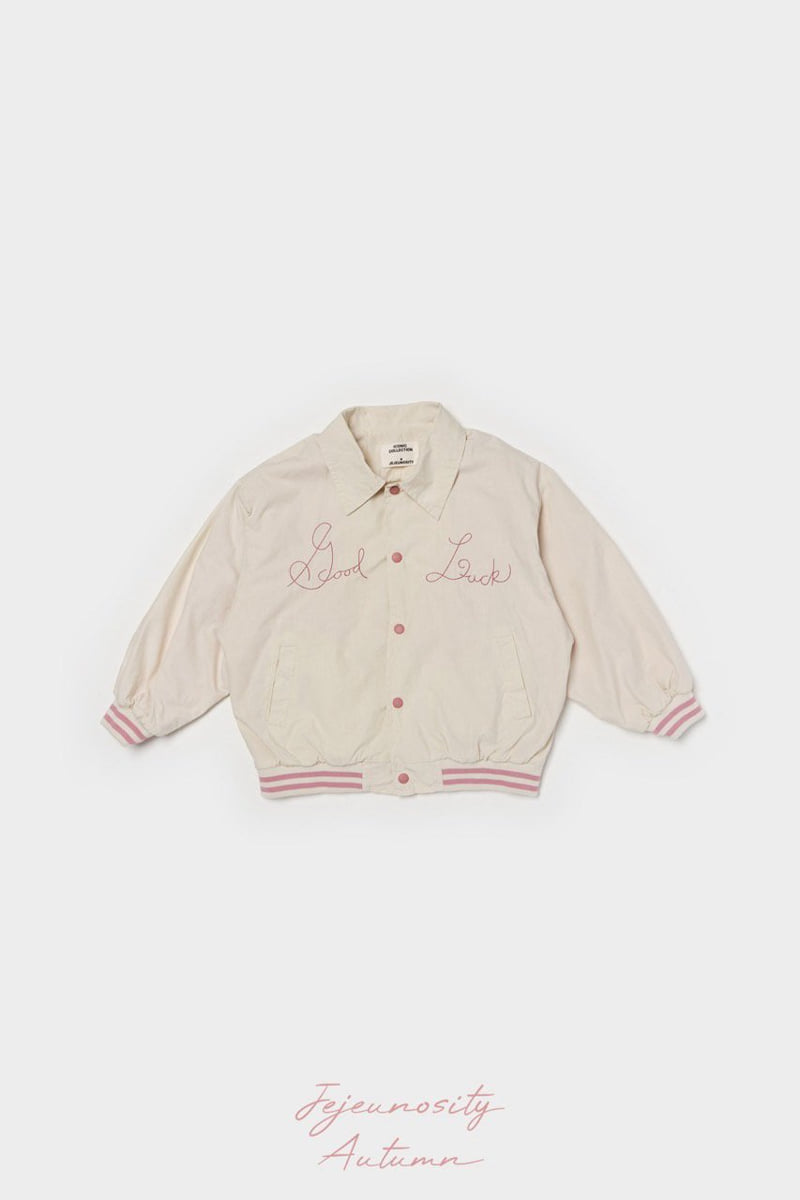 Jejeunosity - Korean Children Fashion - #childofig - Snack Varsity Jacket Kids - 2