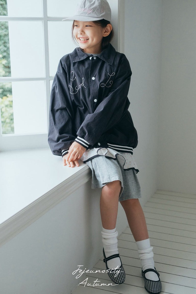 Jejeunosity - Korean Children Fashion - #childofig - Snack Varsity Jacket Junior