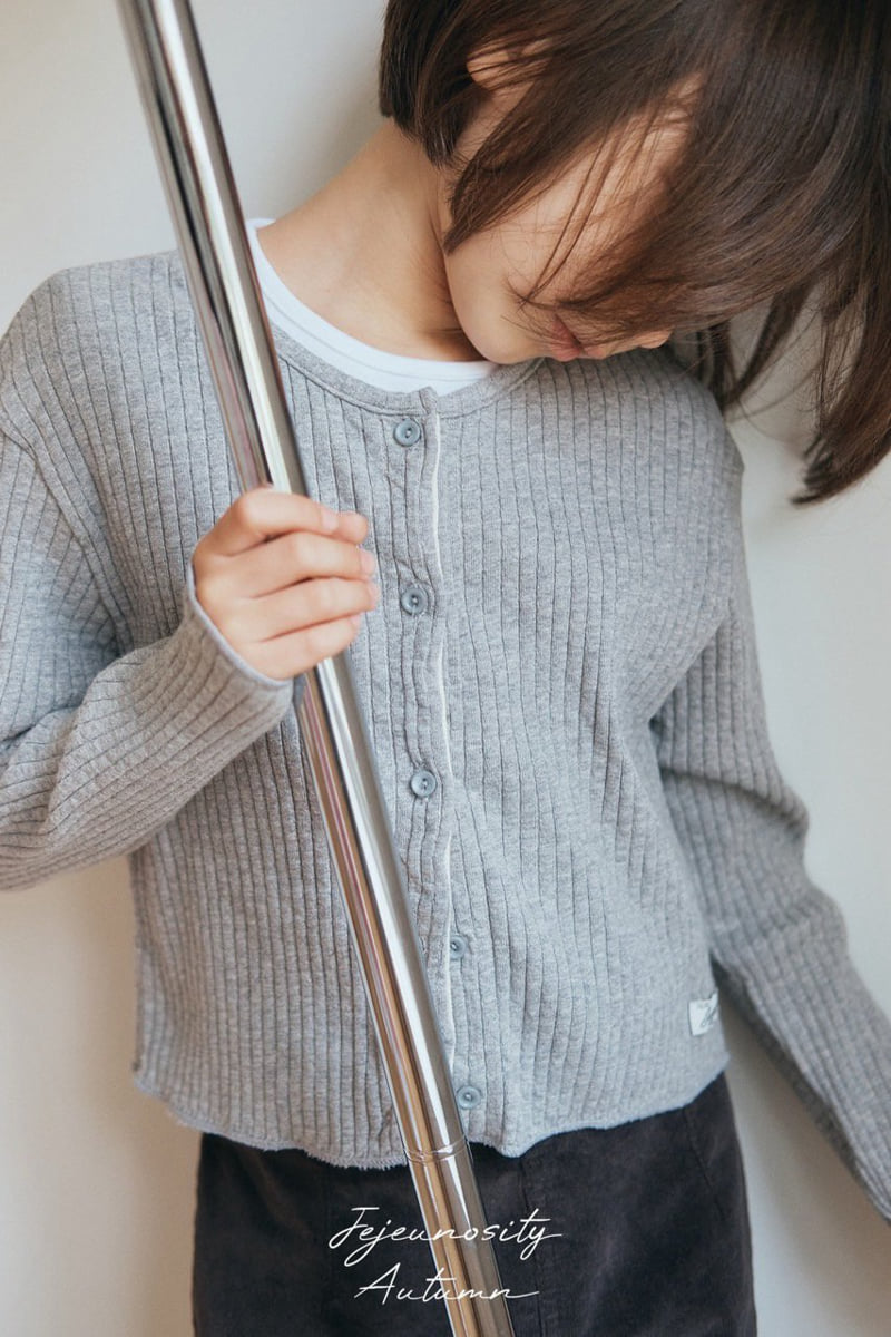 Jejeunosity - Korean Children Fashion - #childrensboutique - Eyelet Cardigan Junior - 11