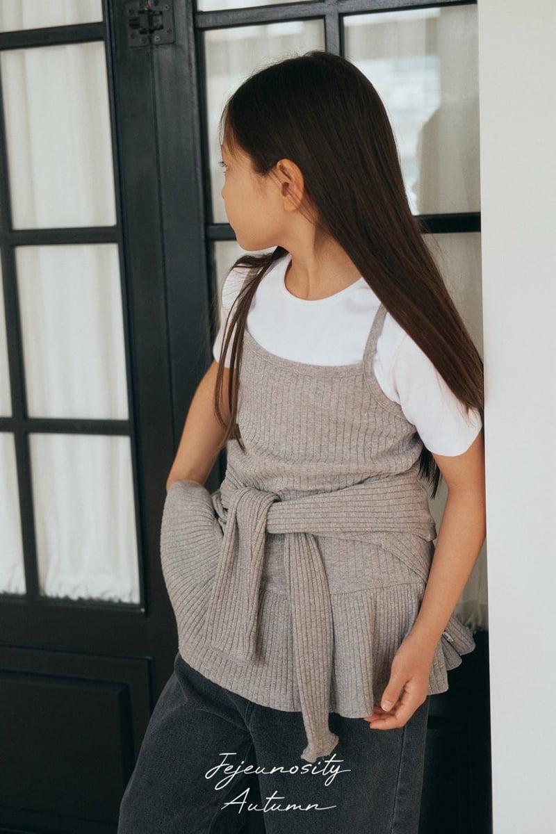 Jejeunosity - Korean Children Fashion - #discoveringself - Eyelet One-piece