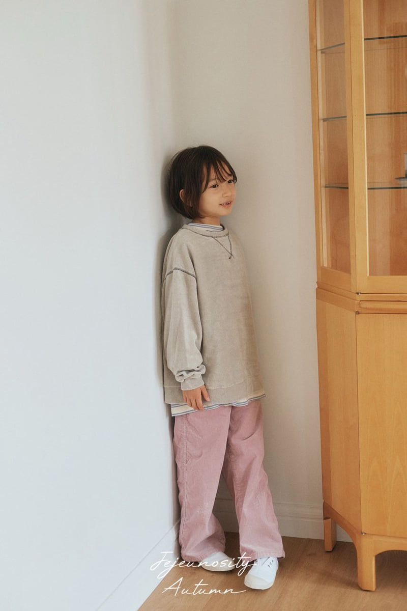Jejeunosity - Korean Children Fashion - #kidsshorts - Fog Sweatshirt - 12