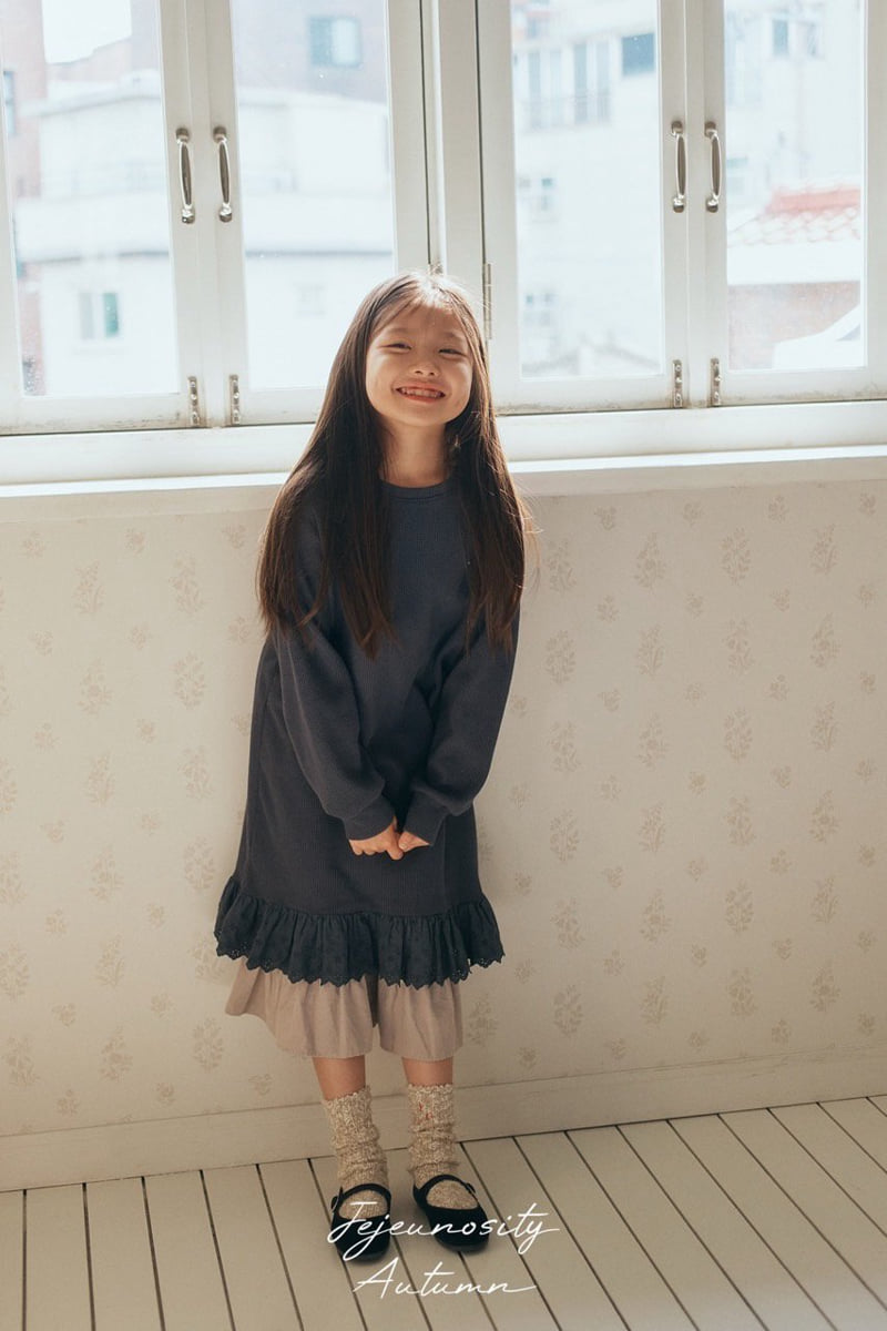 Jejeunosity - Korean Children Fashion - #kidsshorts - Waffle Ray One-piece - 11