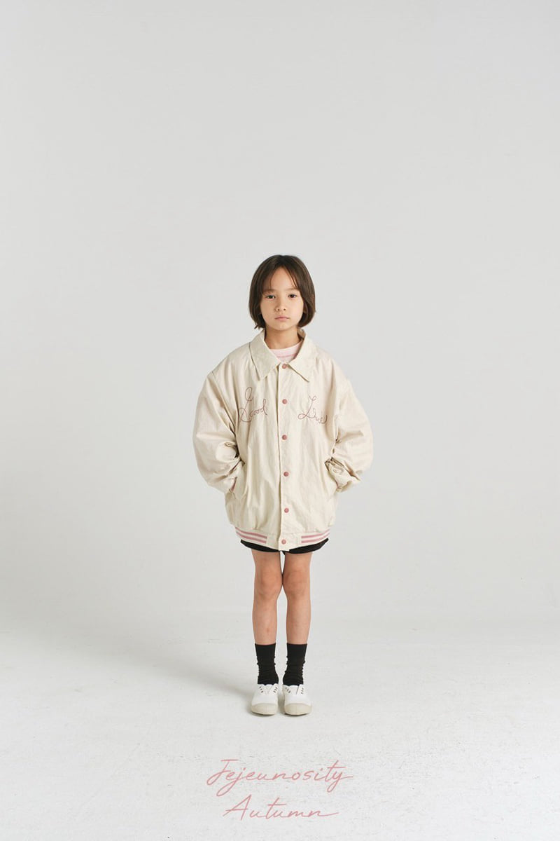 Jejeunosity - Korean Children Fashion - #kidsshorts - Snack Varsity Jacket Junior - 6
