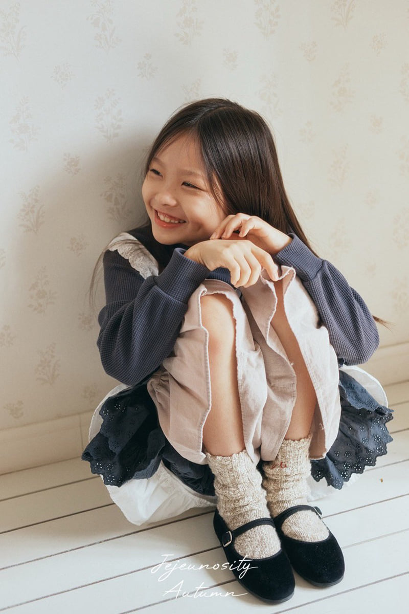 Jejeunosity - Korean Children Fashion - #kidsstore - Waffle Ray One-piece - 12