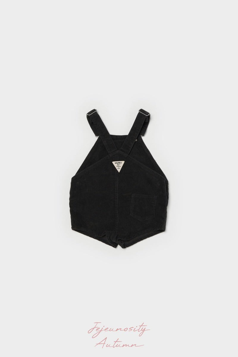 Jejeunosity - Korean Children Fashion - #kidsstore - Golden Berry Short Overalls - 6