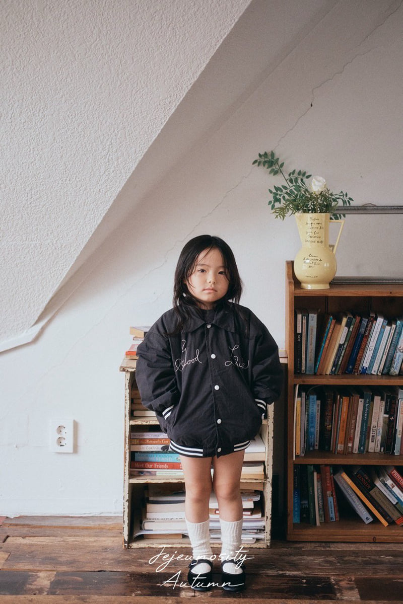 Jejeunosity - Korean Children Fashion - #littlefashionista - Snack Varsity Jacket Junior - 10