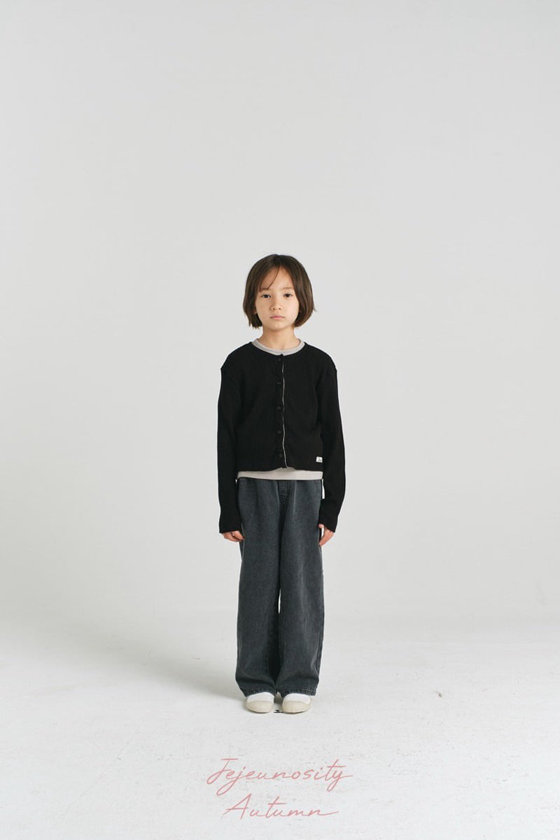 Jejeunosity - Korean Children Fashion - #magicofchildhood - Eyelet Cardigan Junior - 6
