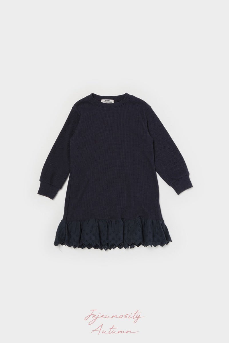 Jejeunosity - Korean Children Fashion - #magicofchildhood - Waffle Ray One-piece - 2