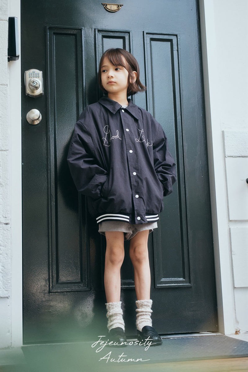 Jejeunosity - Korean Children Fashion - #minifashionista - Snack Varsity Jacket Junior - 12