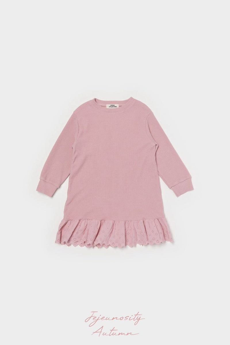 Jejeunosity - Korean Children Fashion - #minifashionista - Waffle Ray One-piece - 4