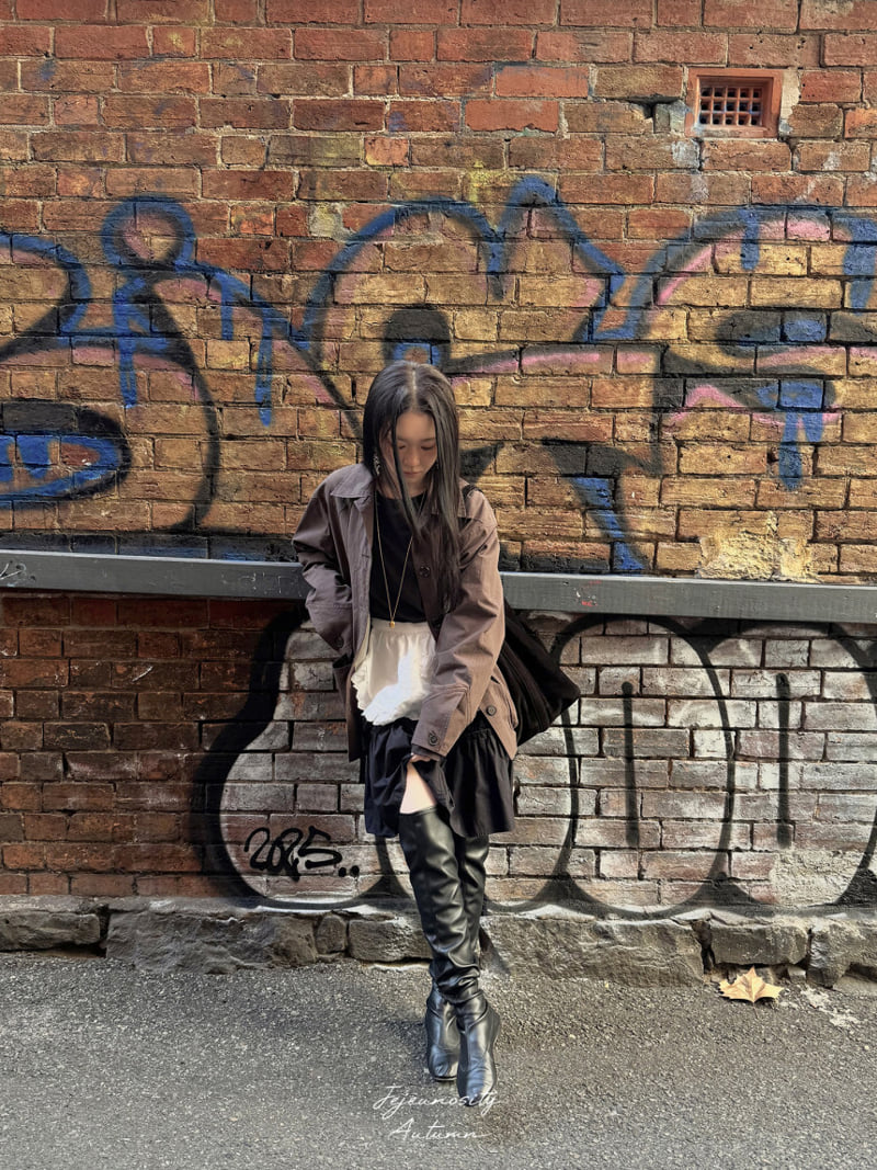Jejeunosity - Korean Women Fashion - #momslook - Woody Jacket