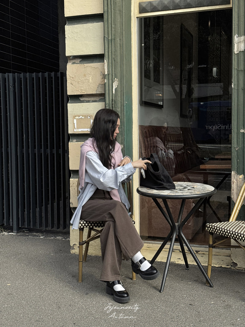 Jejeunosity - Korean Women Fashion - #momslook - Over Shirt - 9