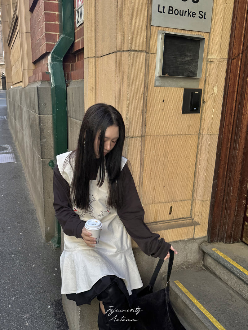 Jejeunosity - Korean Women Fashion - #momslook - Apron One-piece - 7