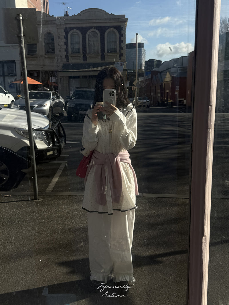 Jejeunosity - Korean Women Fashion - #womensfashion - Pintuck Frill Pants - 11