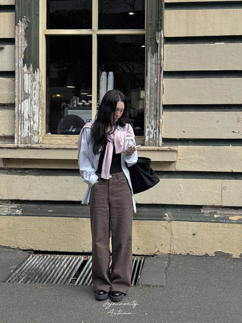 Jejeunosity - Korean Women Fashion - #momslook - Over Shirt - 4