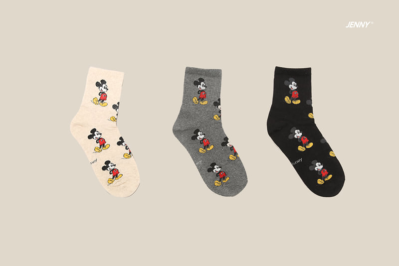 Jenny Basic - Korean Children Fashion - #Kfashion4kids - Pattern Mickey Socks - 11