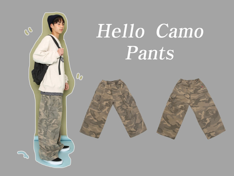 Jenny Basic - Korean Children Fashion - #childofig - Hello Camo Pants 