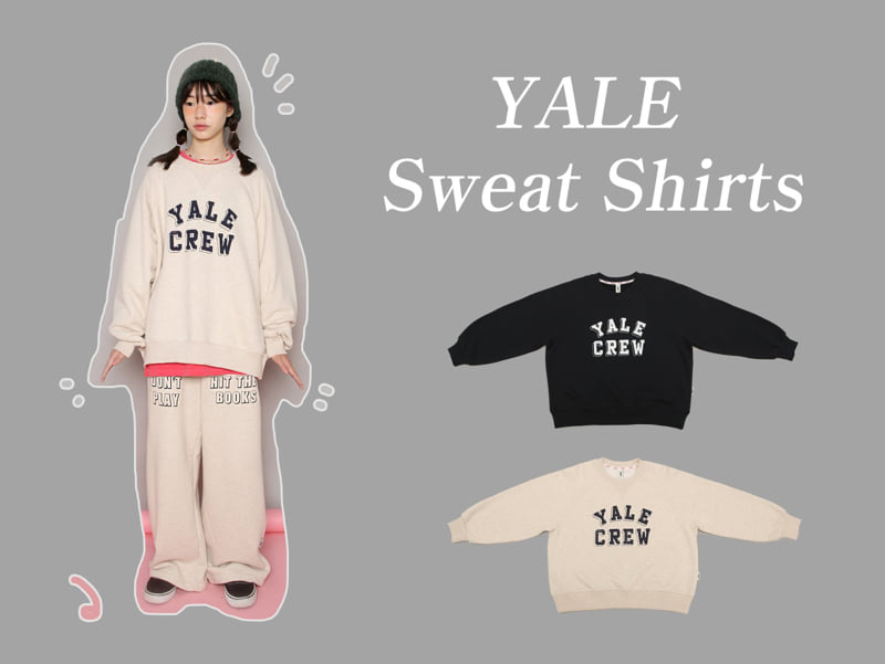 Jenny Basic - Korean Children Fashion - #fashionkids - Yale Sweatshirt