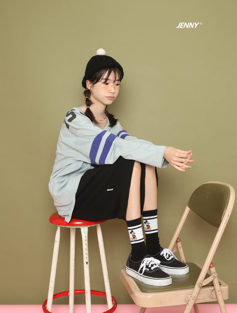 Jenny Basic - Korean Children Fashion - #kidsshorts - Mickey Long Socks - 5