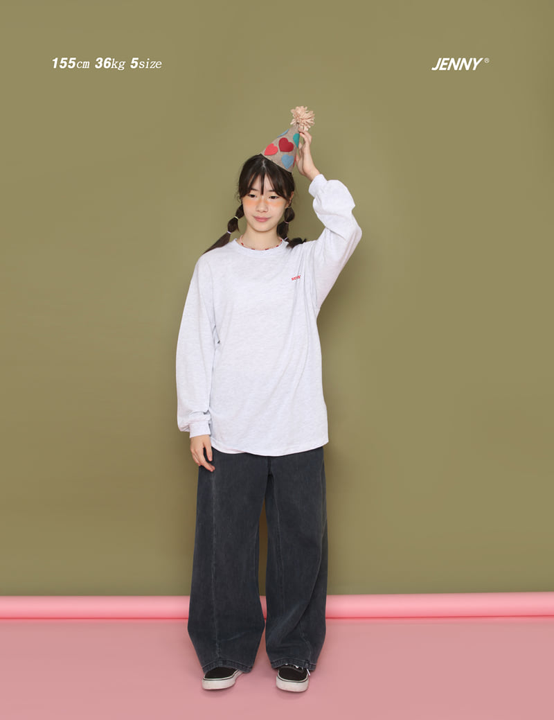 Jenny Basic - Korean Children Fashion - #kidsstore - 2506 Aurora Denim Pants - 8