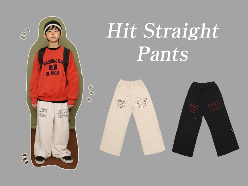 Jenny Basic - Korean Children Fashion - #magicofchildhood - Heat Straight Pants 