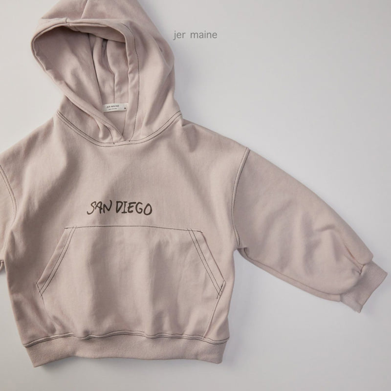 Jermaine - Korean Children Fashion - #Kfashion4kids - Sandy Hooded Tee - 5