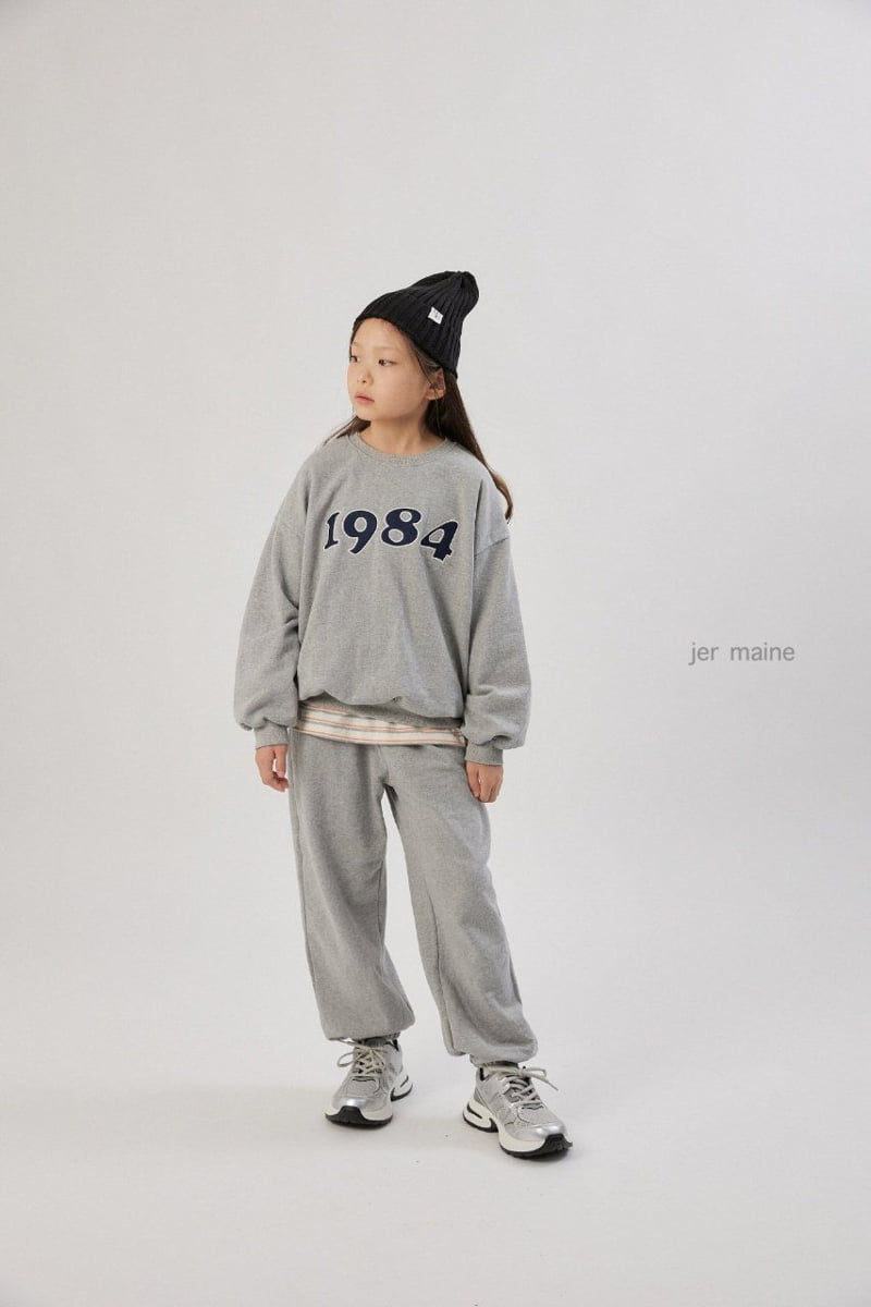 Jermaine - Korean Children Fashion - #fashionkids - 1984 Embroidery Sweatshirt - 12
