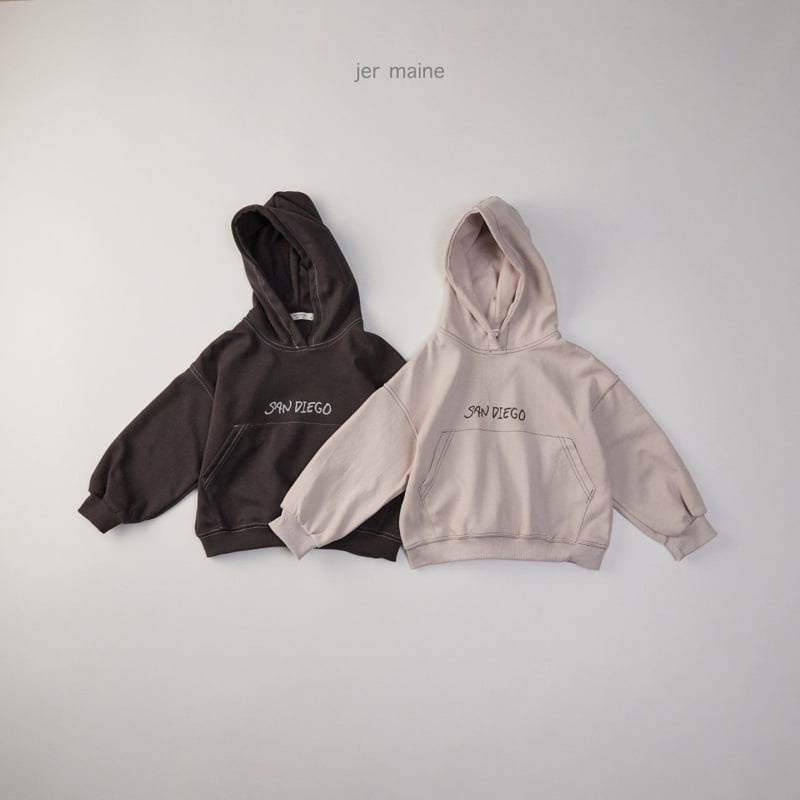 Jermaine - Korean Children Fashion - #fashionkids - Sandy Hooded Tee