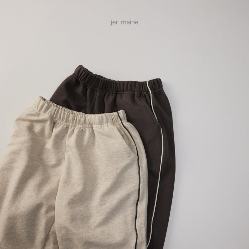 Jermaine - Korean Children Fashion - #kidsshorts - Piping Cuff Pants - 7