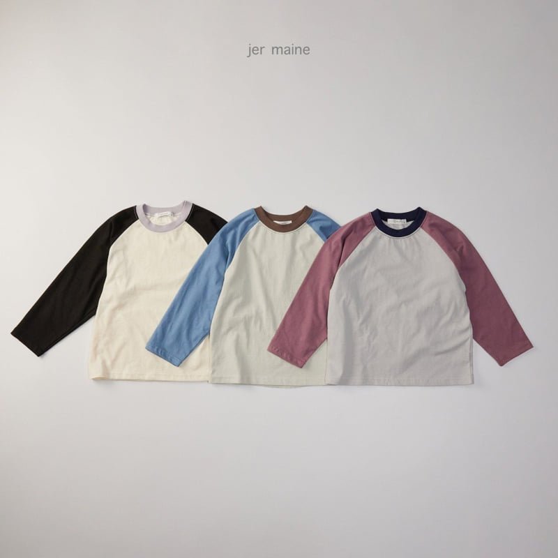 Jermaine - Korean Children Fashion - #kidsshorts - Edge Raglan Tee