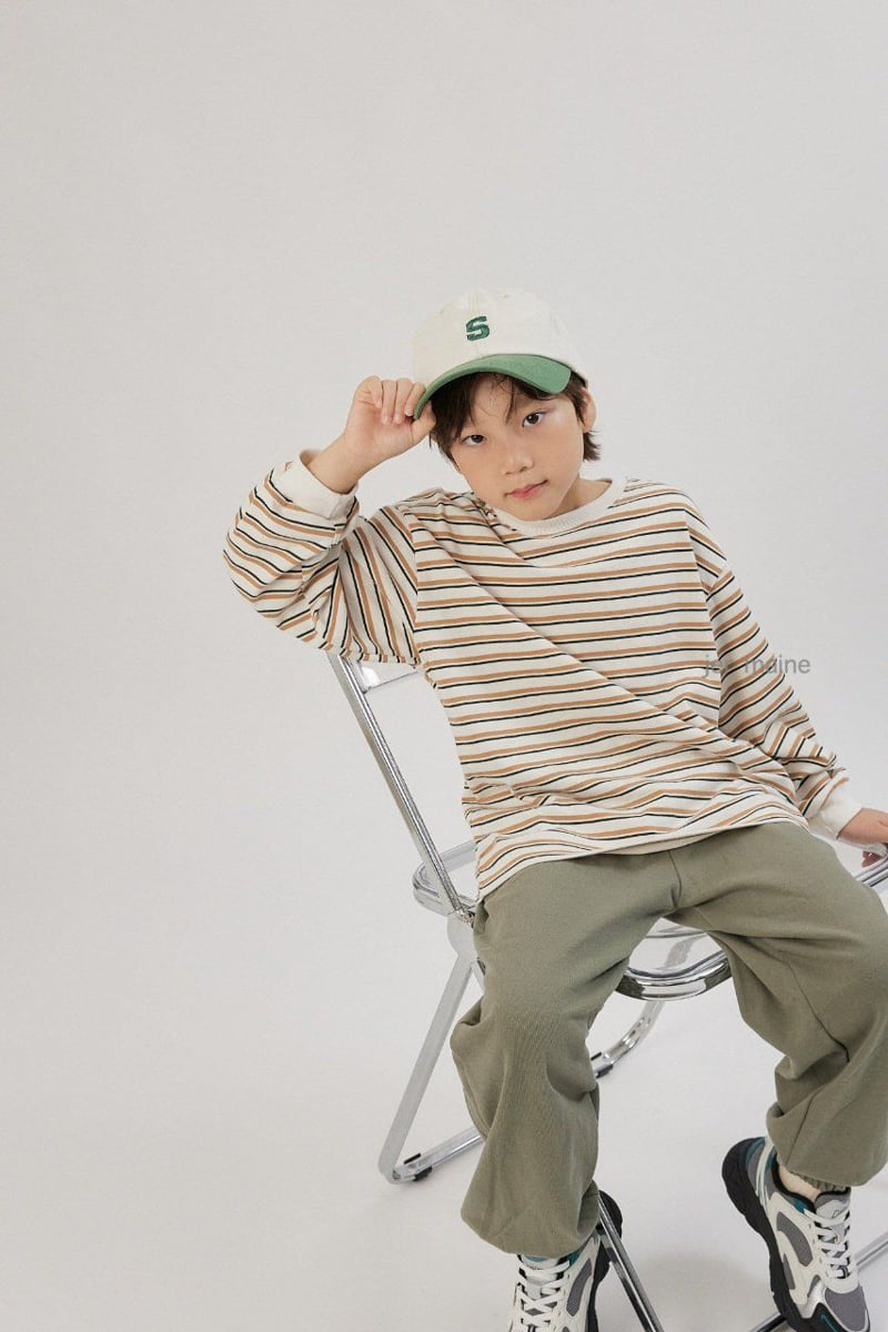 Jermaine - Korean Children Fashion - #kidsstore - Flip Striped Tee - 9