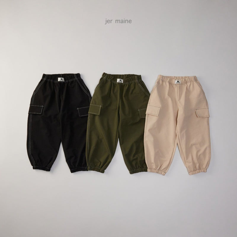 Jermaine - Korean Children Fashion - #kidzfashiontrend - Stitch Jogger Pants