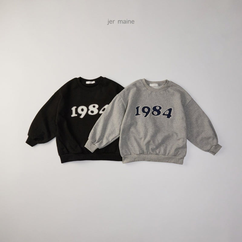 Jermaine - Korean Children Fashion - #littlefashionista - 1984 Embroidery Sweatshirt