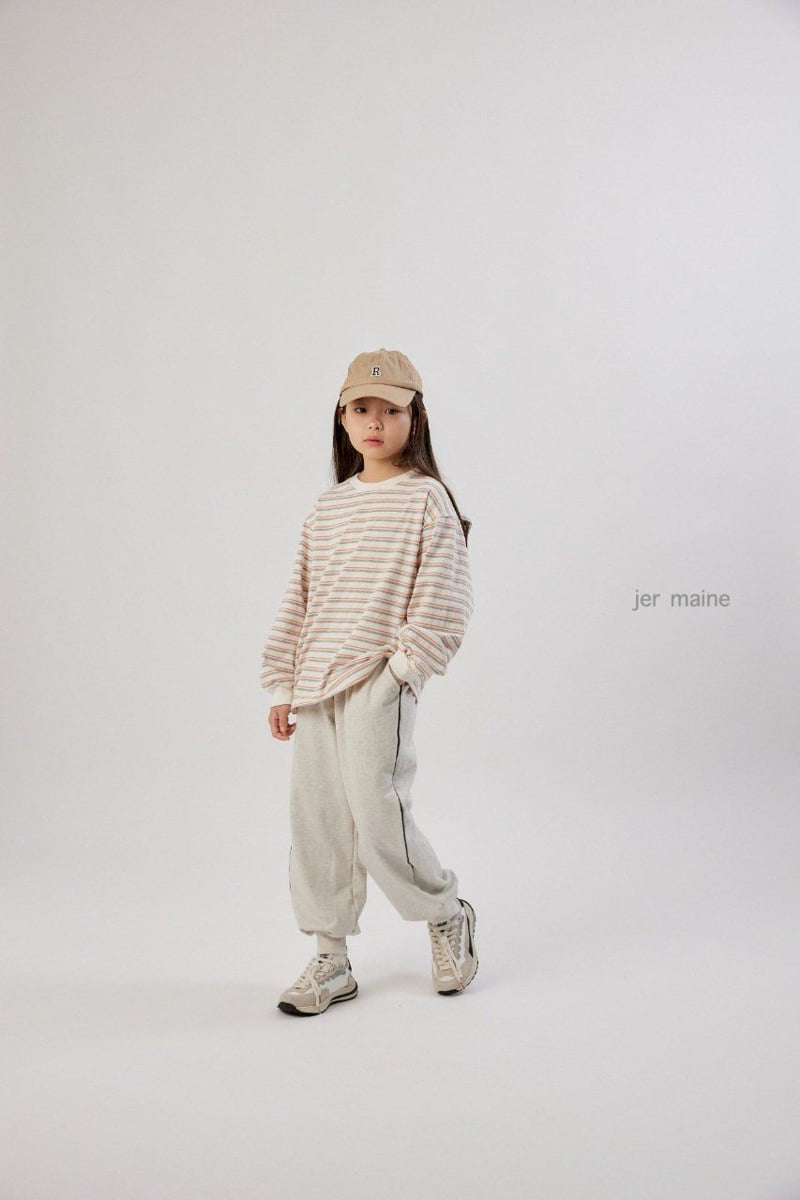 Jermaine - Korean Children Fashion - #littlefashionista - Flip Striped Tee - 12
