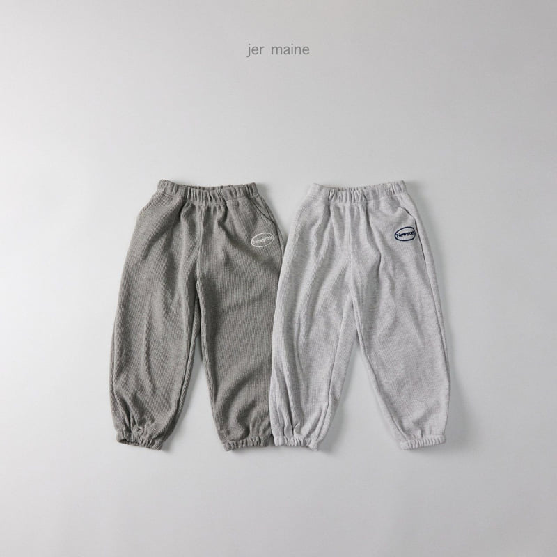 Jermaine - Korean Children Fashion - #todddlerfashion - New York Waffle Pants