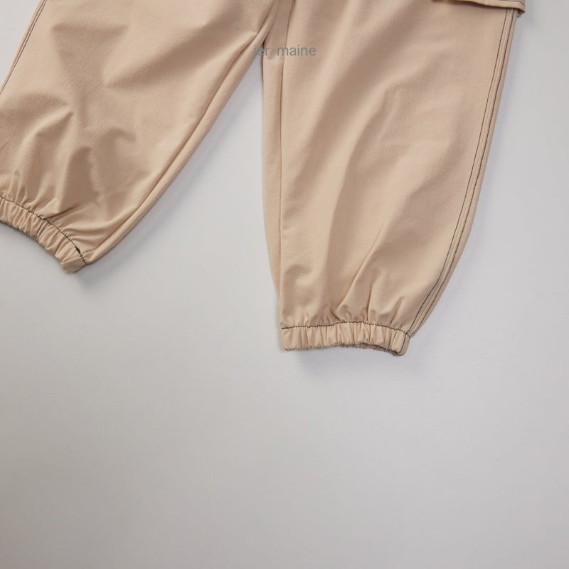 Jermaine - Korean Children Fashion - #todddlerfashion - Stitch Jogger Pants - 7