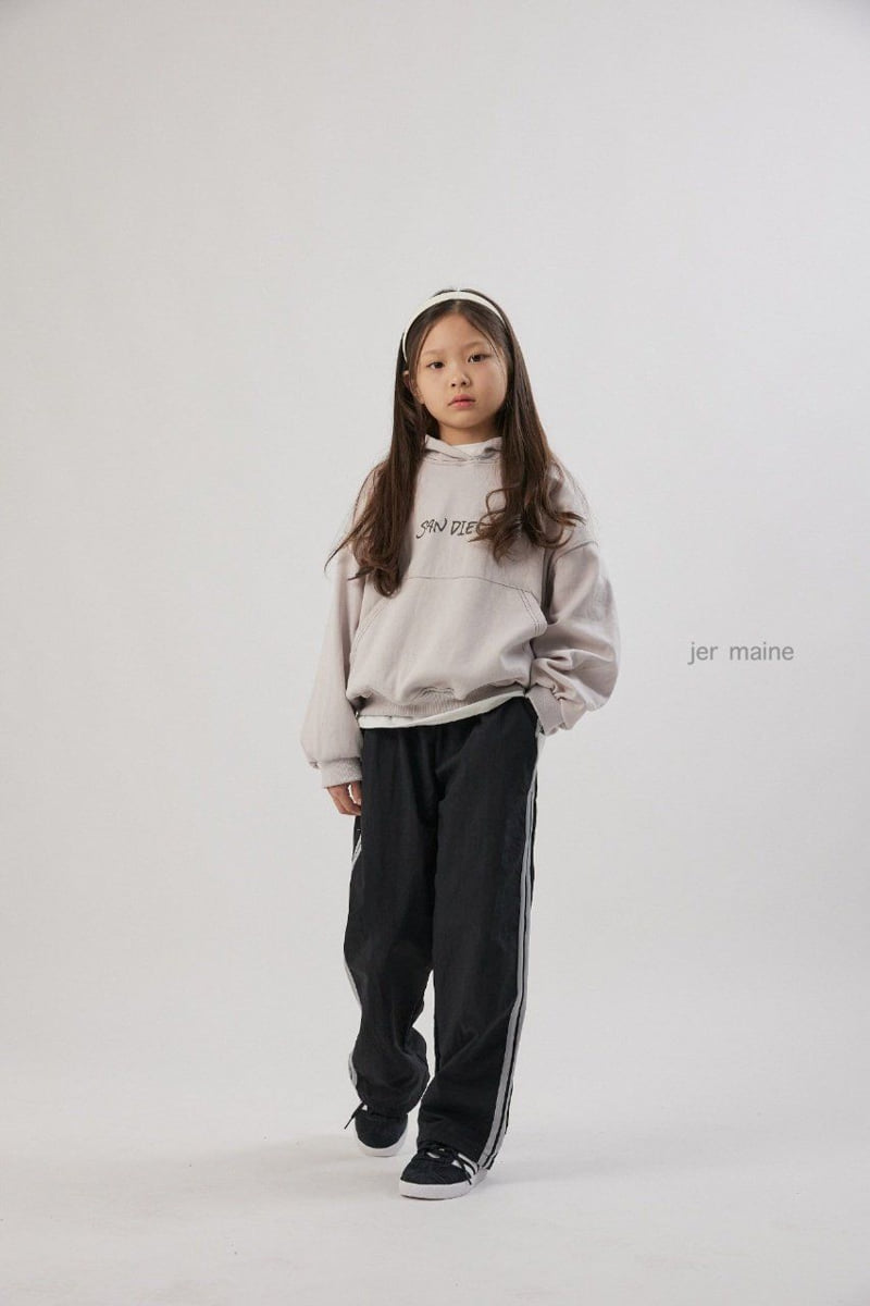 Jermaine - Korean Children Fashion - #toddlerclothing - Sandy Hooded Tee - 11