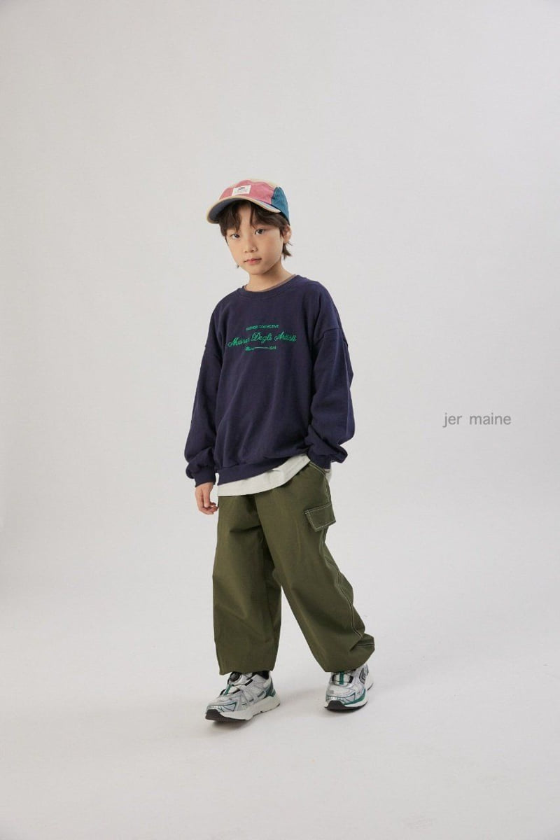 Jermaine - Korean Children Fashion - #toddlerclothing - Stitch Jogger Pants - 8