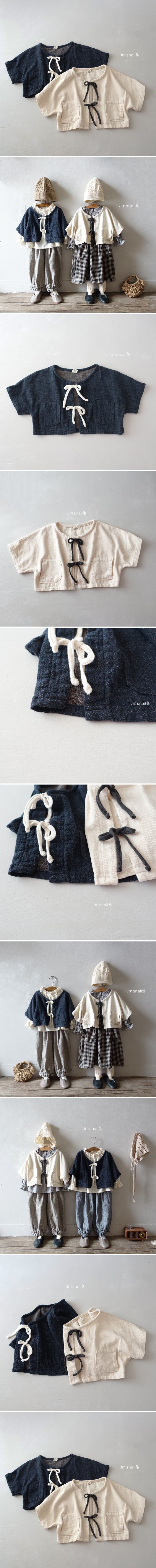 Jm Snail - Korean Children Fashion - #childofig - Pocket Ribbon Drop Vest
