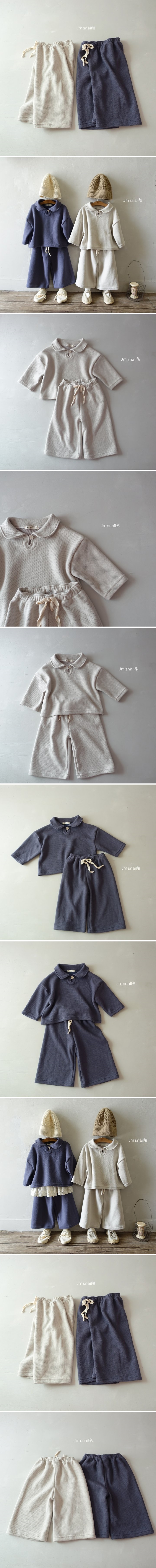 Jm Snail - Korean Children Fashion - #childofig - Mesh Wide Pants