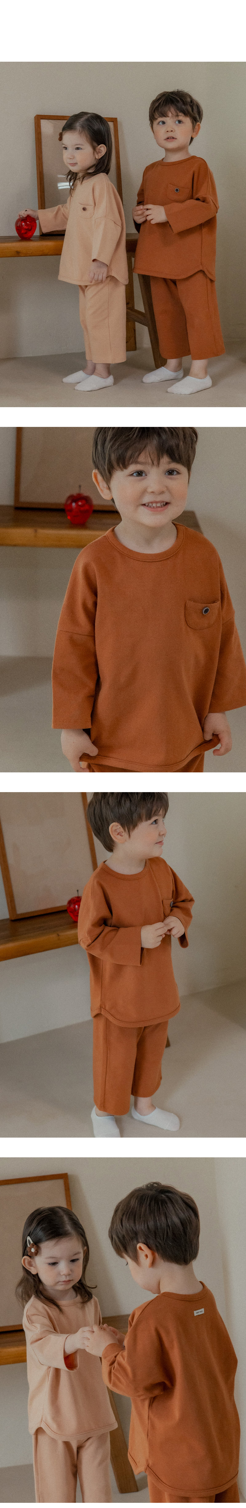 Kids Clara - Korean Baby Fashion - #babyboutique - Melly Top Bottom Set - 9