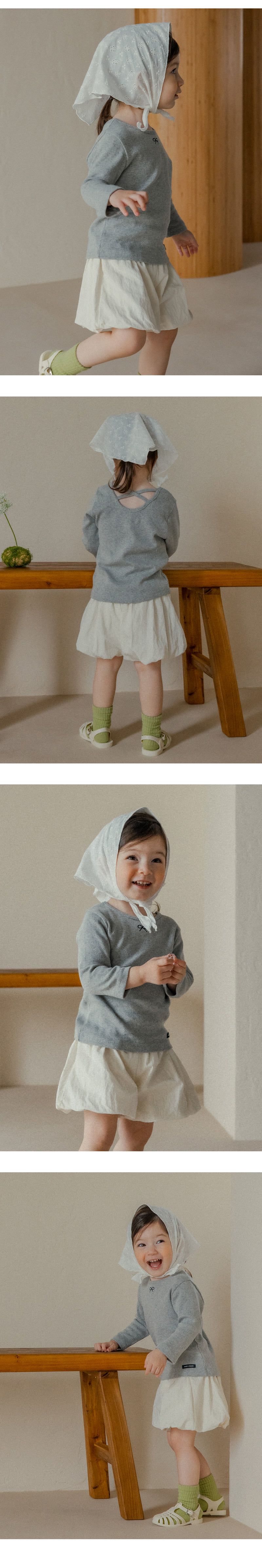 Kids Clara - Korean Baby Fashion - #babyboutique - Pico Balloon Skirted Pants - 7