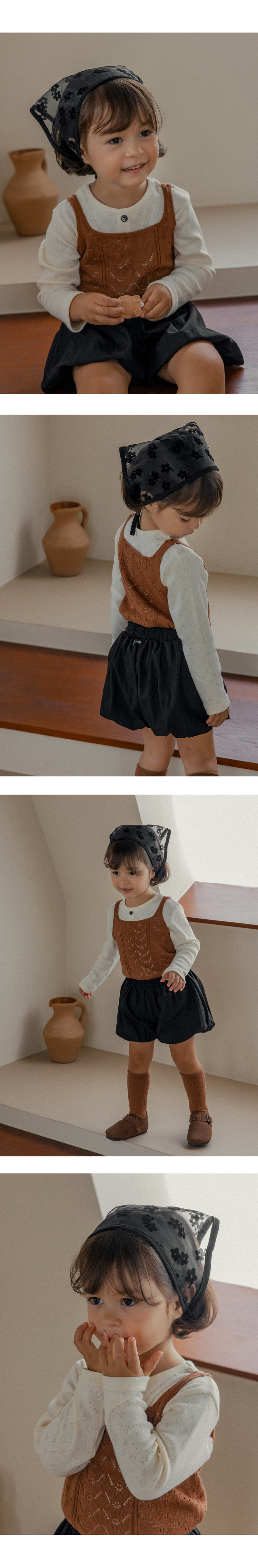 Kids Clara - Korean Baby Fashion - #babyboutique - Betty Knit Baby Sleeveless Tee - 3