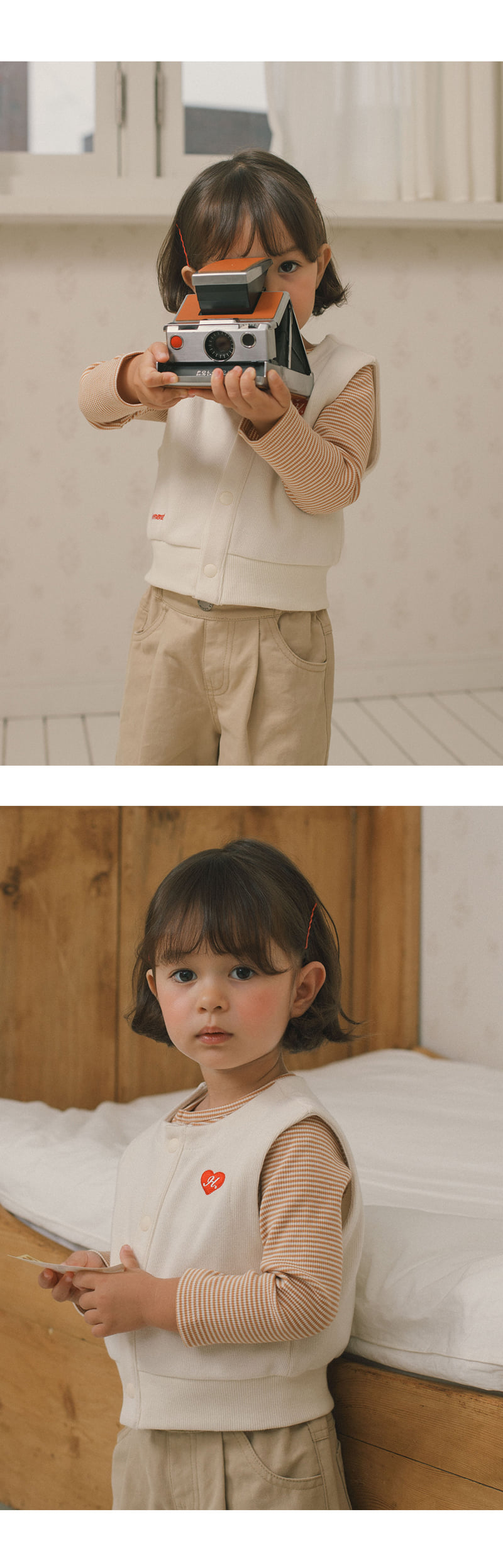 Kids Clara - Korean Baby Fashion - #babyboutique - Clay Vest - 6