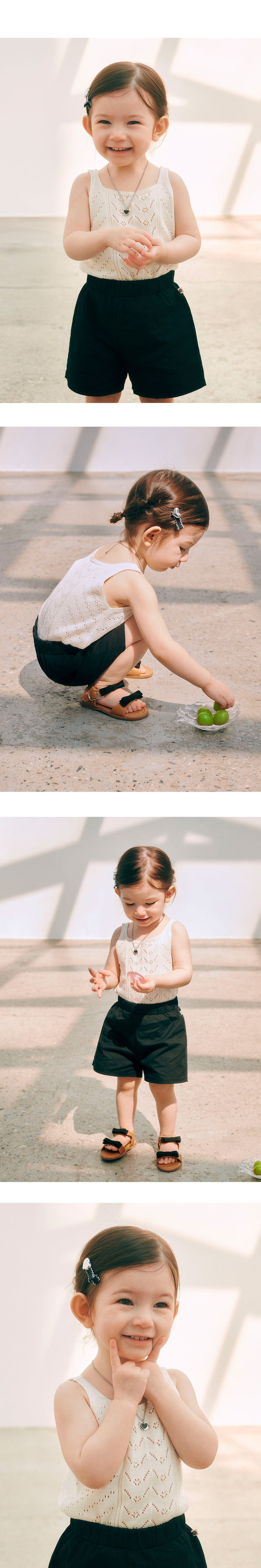 Kids Clara - Korean Baby Fashion - #babyboutiqueclothing - Betty Knit Baby Sleeveless Tee - 5