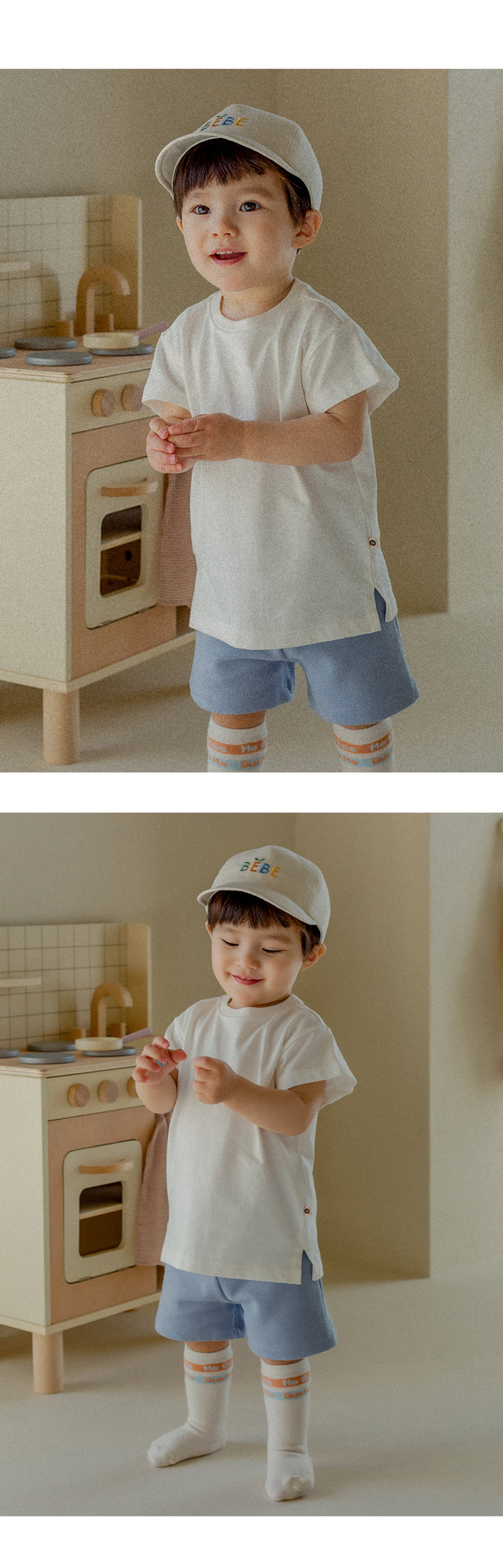 Kids Clara - Korean Baby Fashion - #babyboutiqueclothing - Ruyan Layered Long Baby Tee - 4