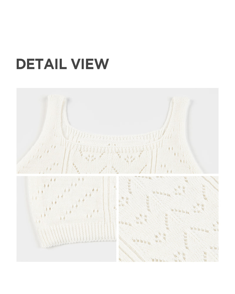 Kids Clara - Korean Baby Fashion - #babyclothing - Betty Knit Baby Sleeveless Tee - 6